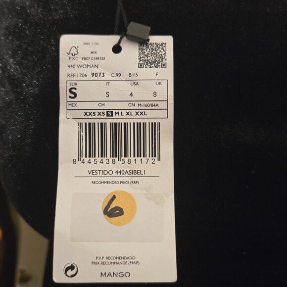 “The Moonlit Muse” — Mango Velvet Mini 0/2 NWT - Picture 2 of 6